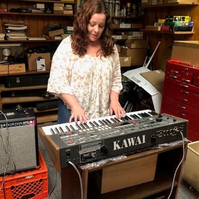 Kawai SX-210 Synthesizer with Original Case 1983 STUNNINGLY BEAUTIFUL! image 6