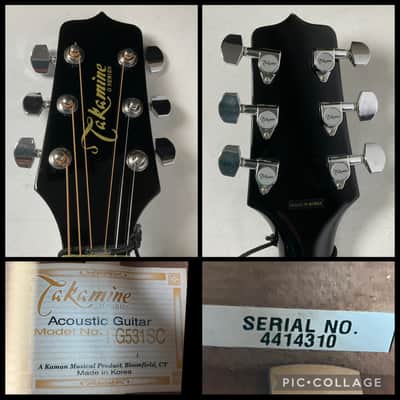 Takamine G Series EG531SC Acoustic Electric Guitar Black Road Runner Gig Bag image 21