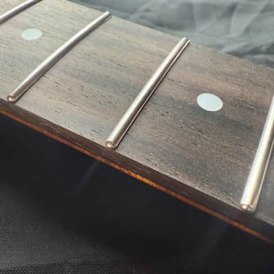 BMC Guitar Neck Strat® Stratocaster® 22 Fret Roasted Flame Maple With Rosewood Fingerboard Nitro Lacquer Rounded Fret Ends 2025 - 9.5 Radius   [SN102] image 3