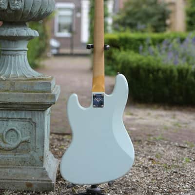 Fender Custom Shop '63 Jazz Bass, Jouneyman Relic - Aged Sonic Blue image 15