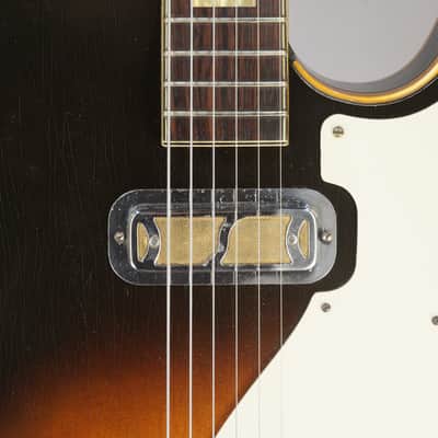 Harmony Stratotone Mercury 1960s - Red Sunburst w /video image 4