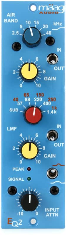 Maag Audio EQ2 500 Series 2-band Equalizer (2-pack) Bundle image 1