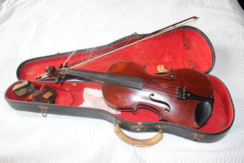 MEDIO FINO JTL 4/4 French Violin c.1900 J Thibouville-Lamy Mirecourt feb25 #3 (515B21) 1900s image 1