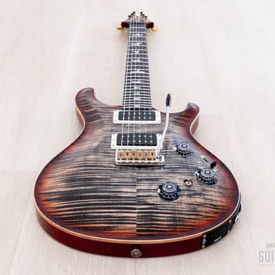 2023 Paul Reed Smith Core Custom 24 Piezo 10 Top Charcoal Cherry Burst w/ Case, Tags image 9