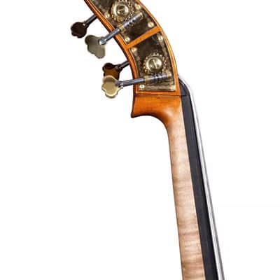 Hand - Carved Upright double bass Solid Maple back,Spruce wood top 3/4,Good Sound image 6