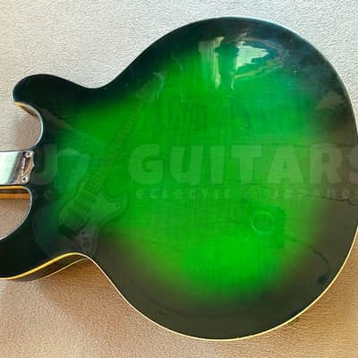 TEISCO 'EMPERADOR' VINTAGE '335' MIJ 1960s GREEN ***CLEARANCE*** image 12