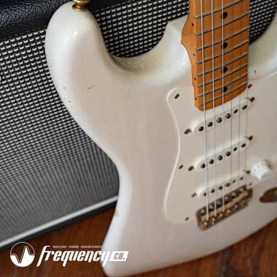 Fender Custom Shop Limited Edition 1956 Stratocaster in White Blonde with a AA Flamed Maple Neck - 2011 image 12