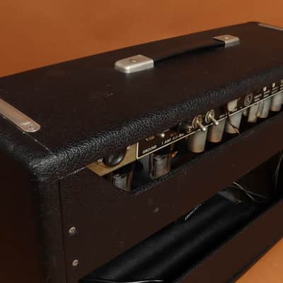 1964 Fender Deluxe Reverb Amp AB763 - Blackface image 4
