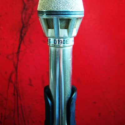 Vintage 1970's AKG D190E dynamic cardioid microphone w mic clip Low Z 280 OHMS D1000E # 1 image 8
