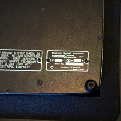 *Holy Grail* Roland Boss CE-1 Chorus Ensemble Serial #S000001 image 13