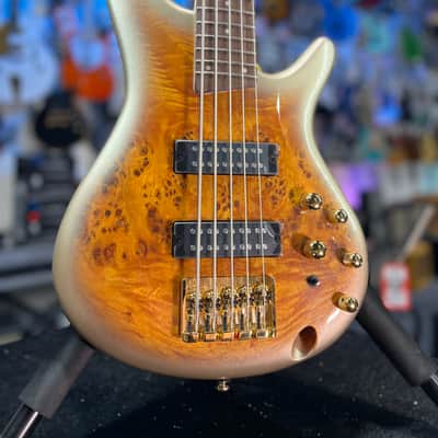 Ibanez SR Standard 5-string Electric Bass - Mars Gold Metallic Burst  Authorized Dealer! 103 FREE PLEK! image 1