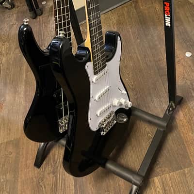Proline PLMS3 3-Guitar Folding Stand 2010s - Black image 1