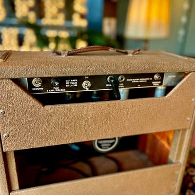 1963 Fender Princeton 6G2 Brownface Combo Tremolo non reverb image 7