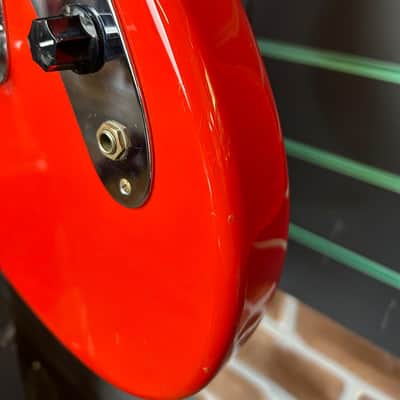 Fender MIJ Jagstang Fiesta Red 1996-97 Electric Guitar image 8