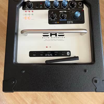 Elite Acoustics EAE A4-8 MKII Open Box 80W Acoustic Amplifier LFP Battery, Bluetooth Painted Black image 9
