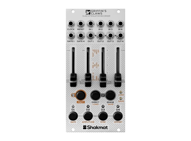 Shakmat Modular Griffin's Claws Quad Attenuator Recorder image 1