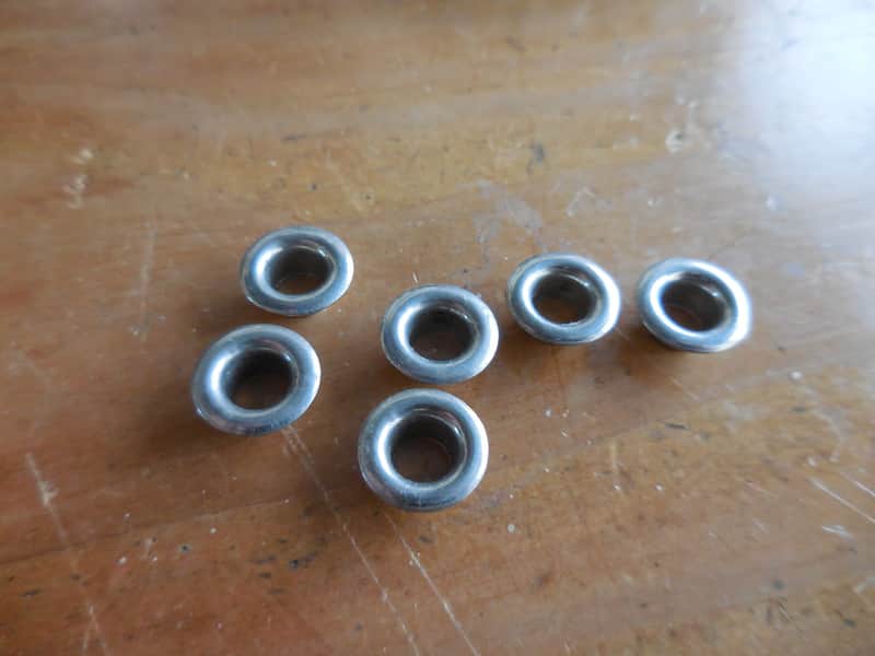 Harmony Kay Supro Guitar 1950's Set 6 Wide Skirt Tuner Bushings image 1