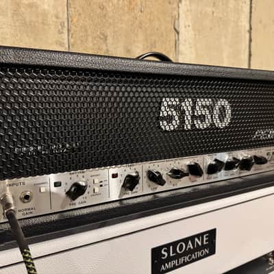 FJA Modded Peavey 5150 "Script Logo" 2-Channel 120-Watt Guitar Amp Head 1993 - 2004 - Black image 1