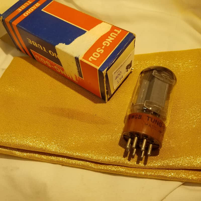 Tung-Sol ONE (1) 5881 tNOS AT1000 TESTED Vacuum Tube Brown Base 6L6WGB rugged 6L6 Beam Power Tetrode 1954-1963 image 1