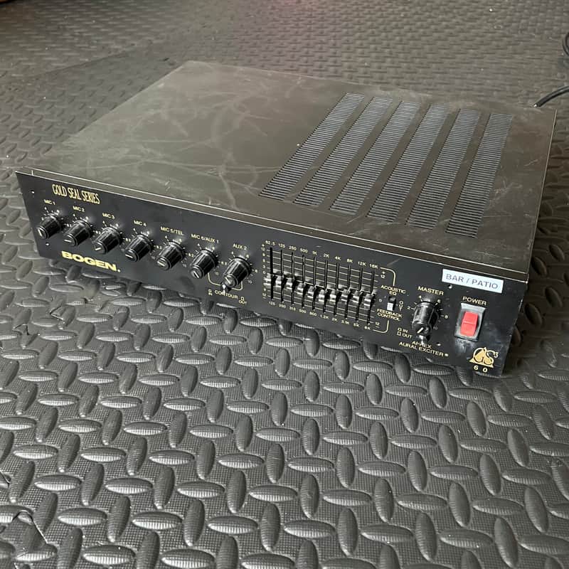 Bogen GS60 Mixer Amplifier Commercial Gold Seal Series image 1