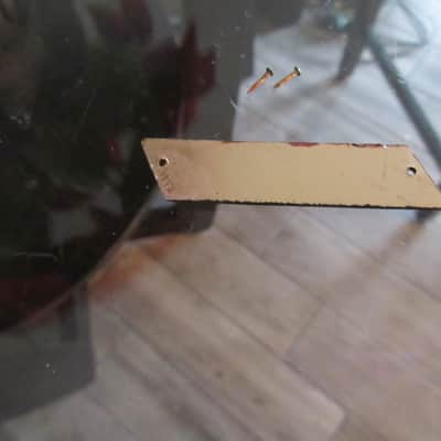1960s Vintage Audition Guitar Headstock Logo w Mounting Pins Japan Teisco Made image 3