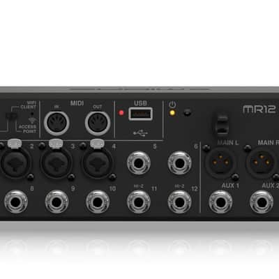 Midas MR12 12-Input Digital Mixer for iPad/Android Tablets w/ Wi-Fi and USB image 2