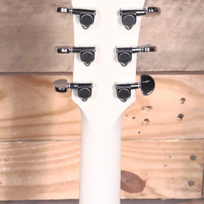 Yamaha APX600 Thinline Acoustic/Electric Guitar Vintage White w/ Gigbag "Good Condition" image 7