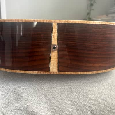 Bob Thompson Custom Dreadnought 2017 #126 Torrefied Lutz / Indian Rosewood K&K Carbon Fiber USA image 7
