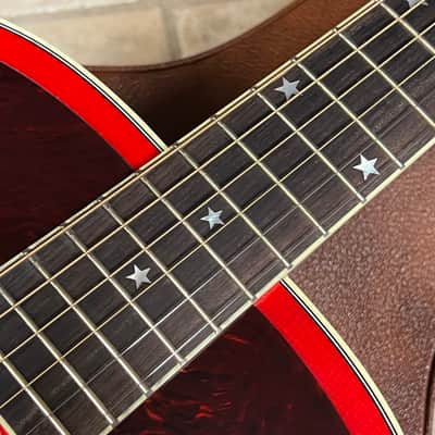 2025 Gibson Custom Everly Brothers J-180 Acoustic Guitar Cherry Red image 4