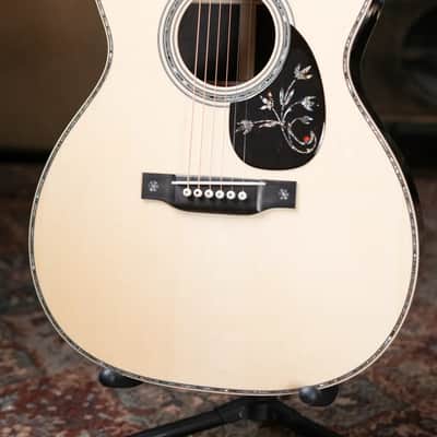 Martin Custom Shop Style 45 OM-14F Acoustic Guitar - Brazilian Rosewood/Adirondack Spruce with Hardshell Case image 4