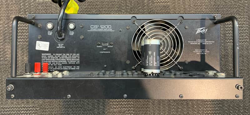 PEAVEY】CS-1200 ステレオパワーアンプ PEAVEY】CS-1200 ステレオ