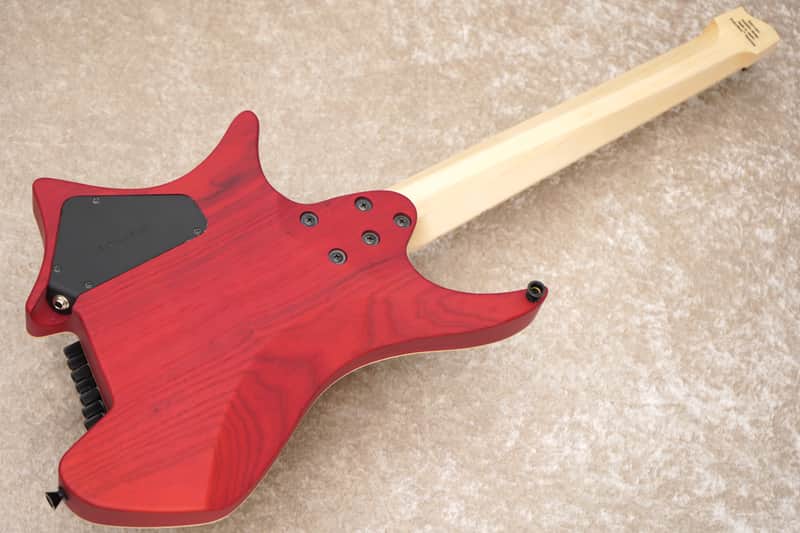 Strandberg Boden J7 Standard Poplar Burl Top -Deep Red | Reverb Canada