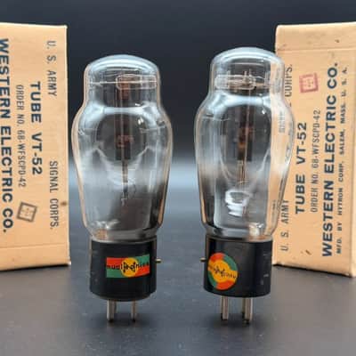 VT 52 WESTERN ELECTRIC Tested 97% matching HI-FI DHT WITH BOX image 3