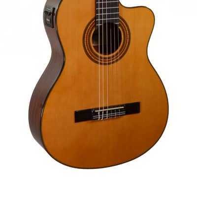 Ibanez GA6CE-AM Classical Cutaway Nylon String Acoustic Guitar 2026 - Natural Gloss Finish image 8