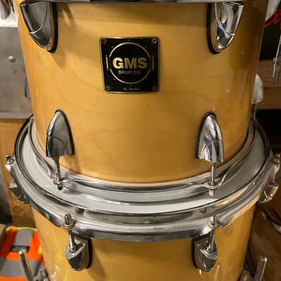 GMS SL series 5pc drums 10/12/14/20” w/ 14”x5.5” snare Natural birch image 4