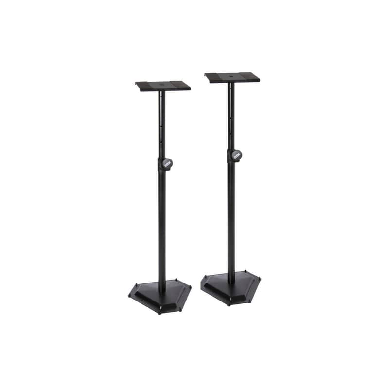 On-Stage SMS6600P Hex-Base Monitor Stand, 90lbs Capacity, Pair image 1