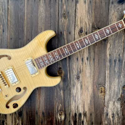 Ultra Rare 2006 Ibanez Awd-102-nt Artcore Custom Natural semi hollow body image 4