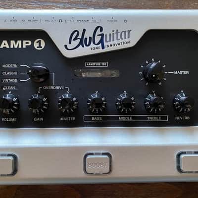 BluGuitar Amp1 Mercury Edition 100-Watt Nanotube Pedalboard Guitar Amp 2018 - 2020 - Silver image 1