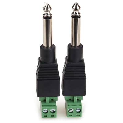 Ts 1/4 Inch Jack, 6.35Mm Mono Male Plug For Guitar/Speaker/Microphone Cable That Can Be Solderless Screw - 2 Pack image 2