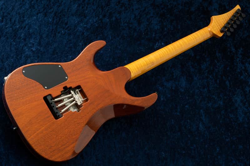 Marchione Set Neck Carved Top 1P Figured Maple Top -Amber- | Reverb