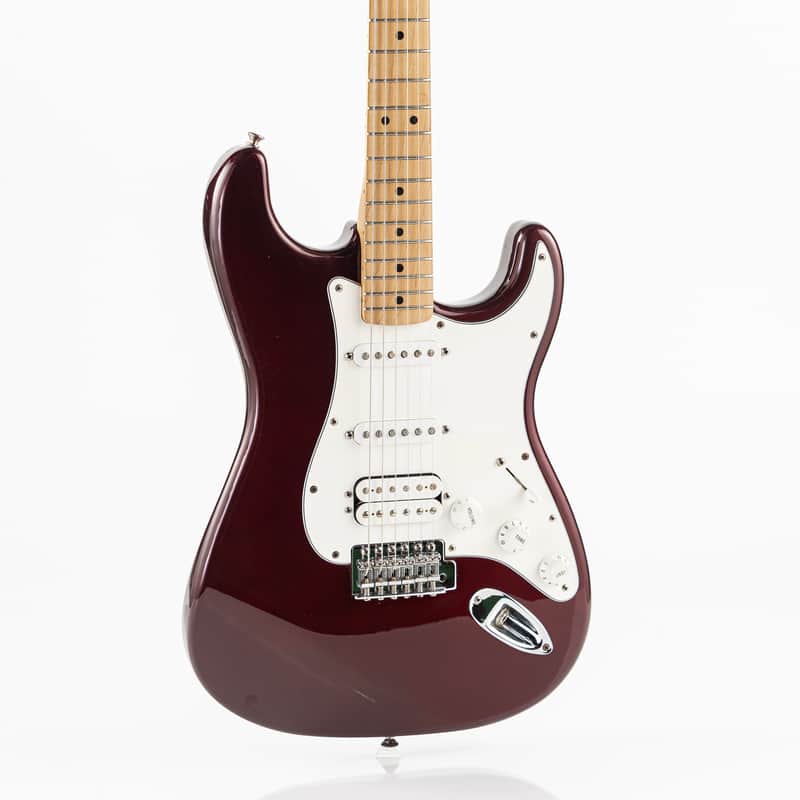 USED 2001 Fender Standard HSS Stratocaster Electric Guitar - Midnight Wine