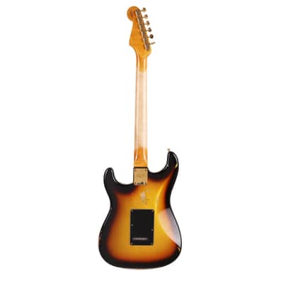 Fender Custom Shop  Stevie Ray Vaughan Signature Stratocaster Relic 3-Tone Sunburst image 4