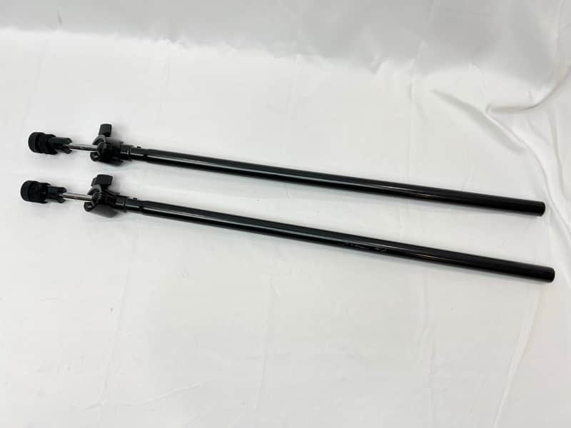 Black metal stand with adjustable clamp, shown against a white background.