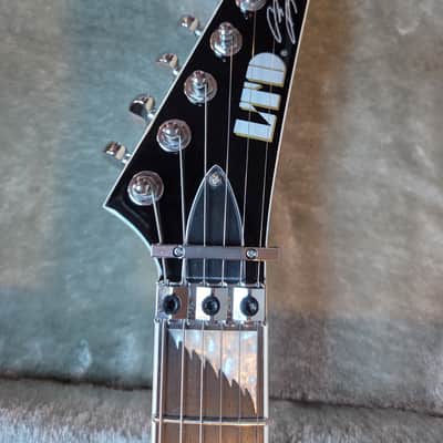 ESP LTD Alexi Laiho Sawtooth SE 20th Anniversary 2026 - black with white stripes image 6