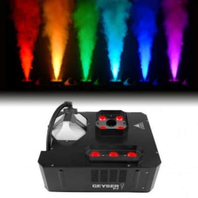 CHAUVET GEYSER P7 RGBA+UV LED Pyrotechnic-like Fog FX Light with Wireless Remote Controller image 1