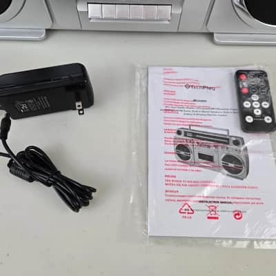 MONSTER 1980s Style Ghetto Blaster | Bluetooth CD & Cassette Boombox, 40W Power image 7