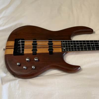 Carvin LB-75W Five String Bass - Claro Walnut - Made in USA - Free Pro Setup image 2