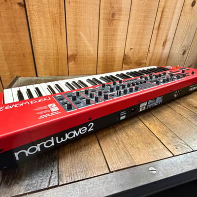 Nord Wave 2 61-Key 48-Voice Polyphonic Synthesizer 2013 - 2022 - Red image 4
