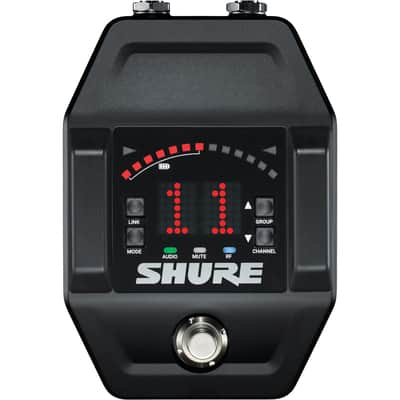 Shure GLXD16+ Dual Band Digital Wireless Guitar Pedal System with WA302 Guitar Cable, Z3: 2.4/5.8GHz image 3