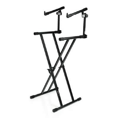 Gator Heavy-Duty 2 Tier X Style Keyboard Synthesiser Stand image 3
